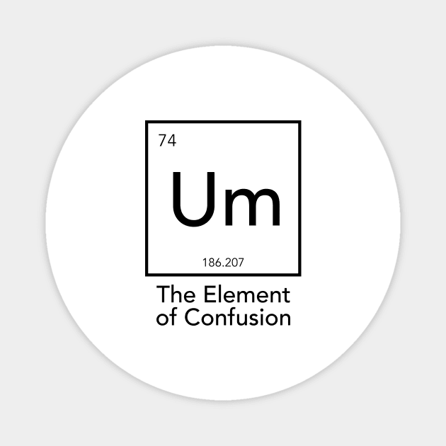 Um the hotsell element of confusion